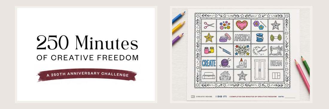 250 Minutes of Creative Freedom Challenge